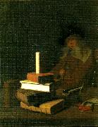 Isaac van Ostade insomnad student oil painting on canvas
